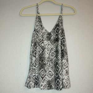 Allison Joy snakeskin tank
